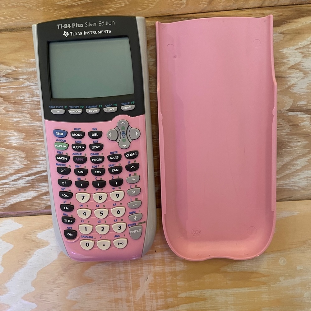 Ti84 graphing calculator light pink